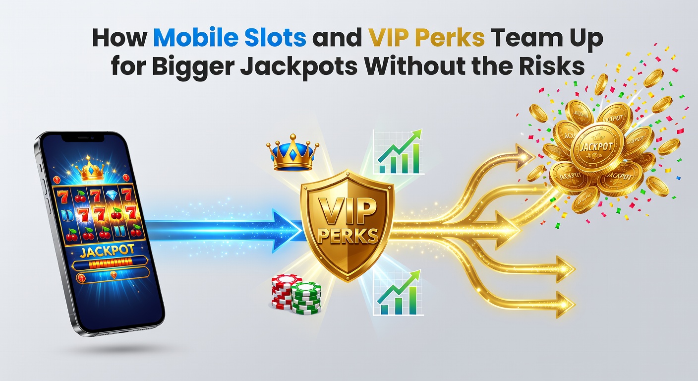 VIP-speler wint jackpot op mobiel slot met bonus-symbolen en perks-iconen