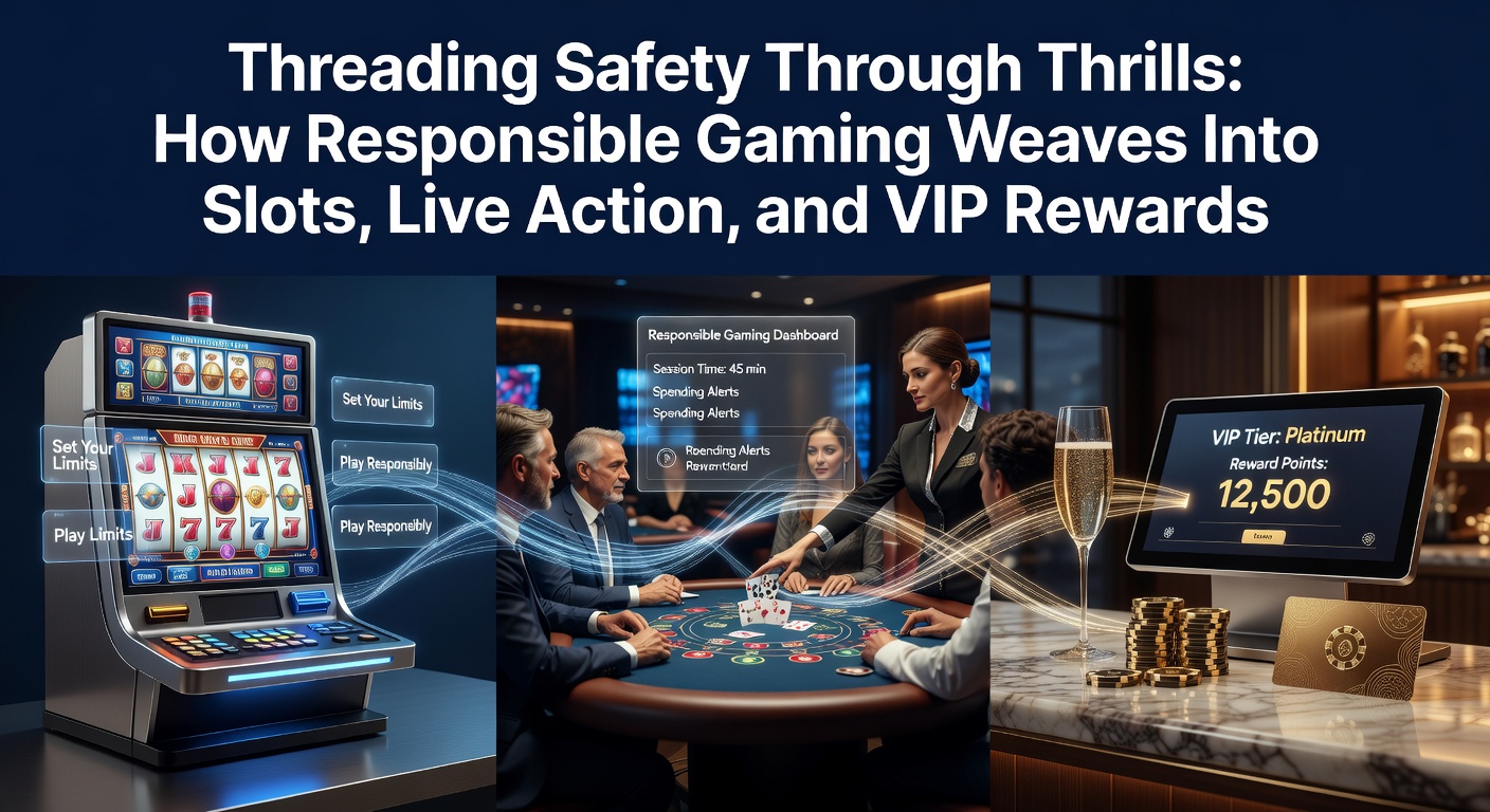 Speler geniet van slots met responsible gaming tools zichtbaar op scherm, symboliserend veilige spanning in online casino's