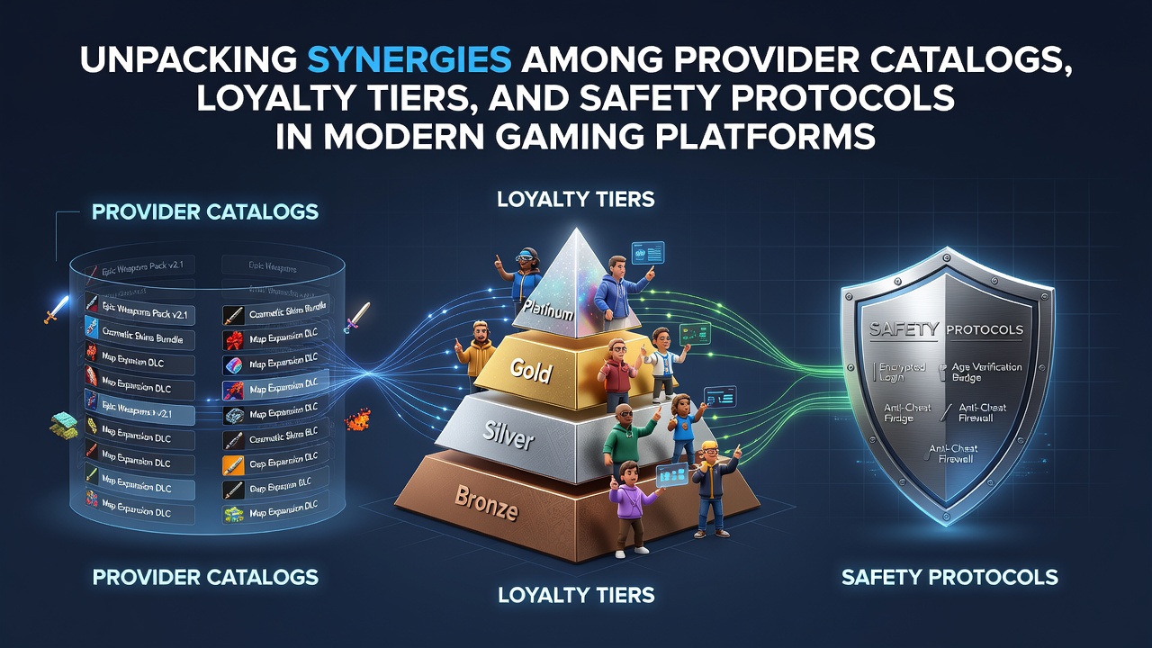 Overzicht van integratie tussen spelcatalogi, loyaliteitsprogramma's en veiligheidsmaatregelen op digitale gamingplatforms